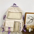 thumbnail image 2 of Kawaii Backpack with Pin and Accessories for School Bag Girl Backpack, 2 of 4