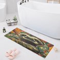 thumbnail image 3 of WOBOGO Exotic Style Sloth Pattern Carpet 39x20in Kitchen Bathroom Plush Absorbent Non-Slip Floor Mat, 3 of 8