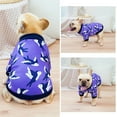 thumbnail image 3 of Yidarton Pet Fall/Winter Bulldog Dog Dog Clothes Return Swallow Bullfighting Wei Yi Teddy Koji Dog Warm Clothes dark blue, 3 of 8