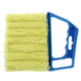 thumbnail image 3 of Zeeyh Multi-purpose Window Cleaning Roller Blinds Brush 7 Teeth Hand Pulley Brush Home Cleaning Tool,Blue, 3 of 4