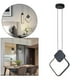 thumbnail image 3 of Lámpara colgante de techo de aluminio nórdico, lámpara colgante moderna para dormitorio, comedor, lámpara decorativa para sala de estar, cafetería, pa Rómbico Sunnimix Araña de noche, 3 of 8