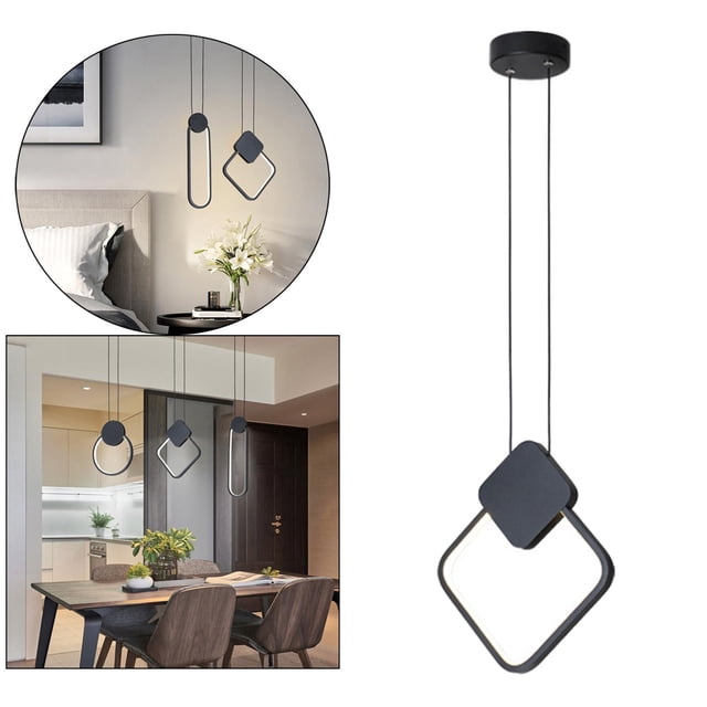 Colgante de tejado , Lámpara de de la lámpara de la lámpara Colgante de Moderna, Dormitorio Interior para Sala Hall Rómbico Colco Araña de noche
