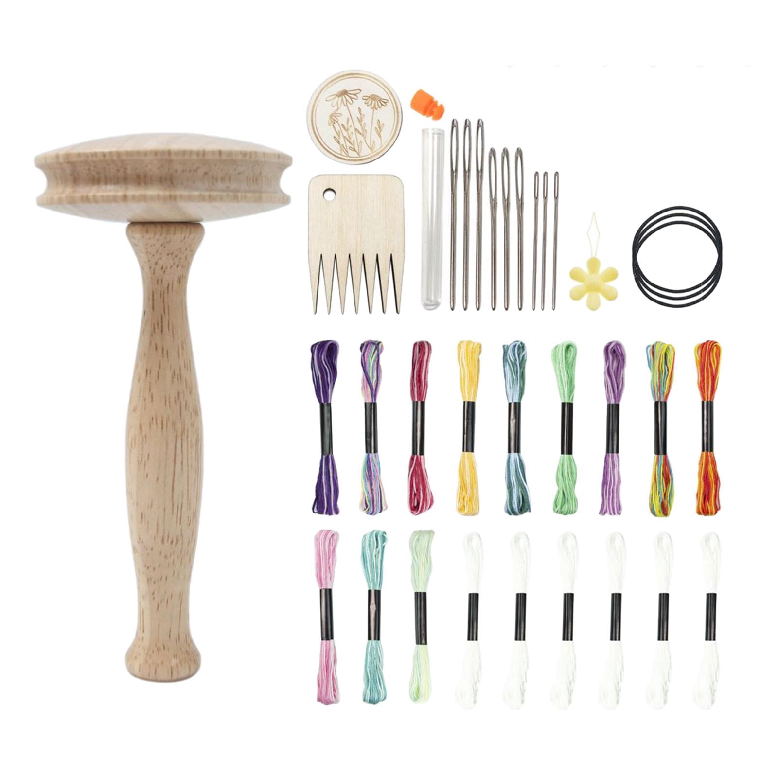 FVDPWYE Darning Supplies Set Wooden Darning DIY Compact Sewing Tool Cute for Sock Sewing