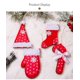 thumbnail image 5 of Suministros de decoración navideña, sombrero de Navidad colgante, botas pequeñas, guantes, muletas, adornos colgantes para árbol de Navidad, 12 Uds., 5 of 5