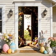 thumbnail image 4 of Easter Door Banners – Hanging Flags with Bunny & Egg Prints – Colorful Vertical Spring Decoration for Front Door, Porch, Wall, or Easter Party Backdrop, 4 of 5