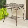 thumbnail image 1 of Pemberly Row Iron Patio End Table in Bronze, 1 of 1