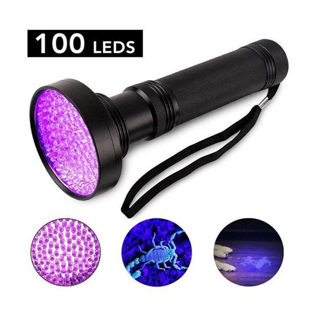 Linterna , linterna , pa detección de de mascotas, de de 100 LED pa de perro, de mascotas, ch Baoblaze Flash Flash Lightlight UV