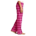 thumbnail image 3 of Mafoose Women Juniors Plaid Female Cotton Pajama Dark Fuchsia 2XL, 3 of 6