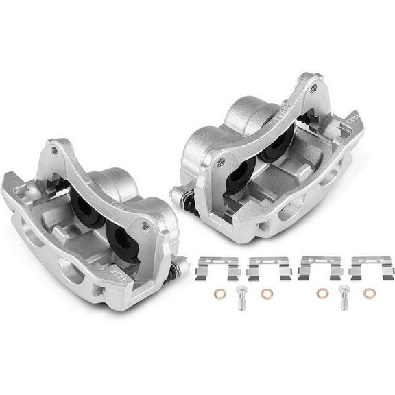 Front Brake Caliper Set 2 - Compatible with 2003 - 2005 Ford Explorer Sport Trac 4.0L V6 - Autopart Premium