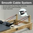 thumbnail image 6 of Pilates Reformer, Wooden Pilates Reformer Machine with Tower, Pilates Bed Strength Training Equipment for Home Use and Studio, Pilates Equipment with Reformer Box, Jump Board, 6 of 6