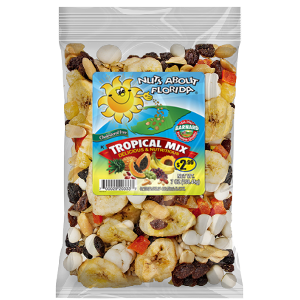 Nuts About Florida CholesterolFree Tropical Mix, 7 Oz.