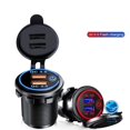 thumbnail image 2 of Cargador De Coche Dual USB 1PC Pantalla Digital LED Con Panel Interruptor Táctil Teléfono Móvil Interior Encendedor Electrónico Accesorios Adaptador Rápido Enchufe De Carga Rápida Gao Jiahui unisex, 2 of 2