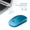 thumbnail image 4 of Mouse Inalámbrico VssoPlor Slim Portátil 2.4G Degradado Azul, 4 of 7
