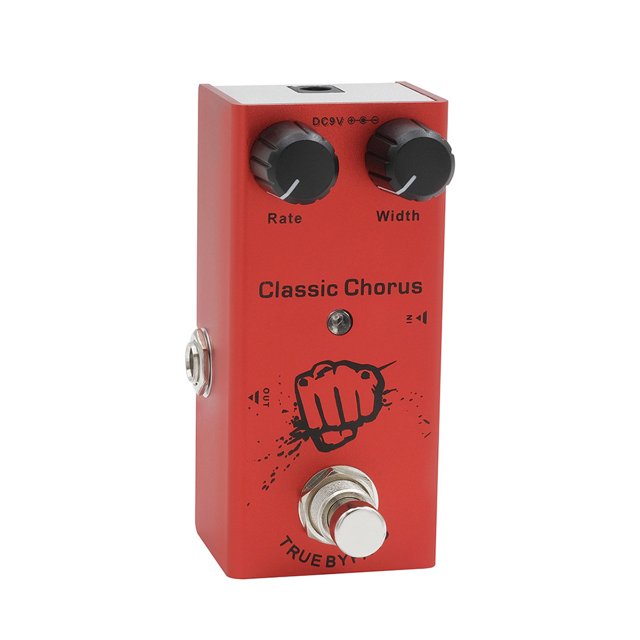 Soidarity Efecto de pedal Estructura de metal Equipo musical Unidad de efectos Instalación práctica Pedales antiguos Suministros de guitarra de coro Accesorios para instrumentos musicales Rojo Soidarity OD025438-05