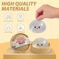 thumbnail image 4 of HZYZ 4" Squishy Dumpling Toys Giant, Galaxy Glitter Mystery Squishy Bun, Dumpling Stress Squeeze Balls with Steamer Box, Stress Relief Sensory Dumpling Squishy Toys for Everyone Anxiety Relief, Pink, 4 of 9