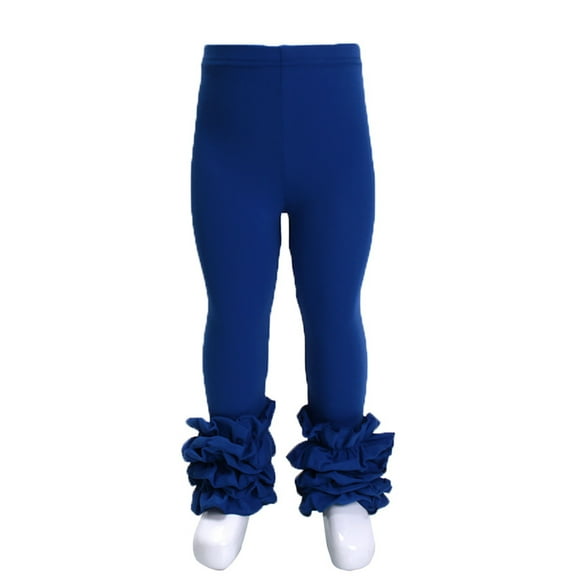 LYMAYTER Kids Baby Girls Legging Pants Infant Spring Fall Winter Solid Colour Lace Pants Toddler Cotton Casual Trousers for 3 Months-6 Years