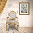 thumbnail image 3 of Chapman, Marcy 11x14 Gold Ornate Wood Framed with Double Matting Museum Art Print Titled - Silver Gray Gold Abstract, 3 of 4