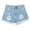 Light Blue, variant on Brand Sale!Women Jean Shorts High Waist Jeans Shorts Ripped Hole Denim Jeans Shorts Fraying Edges Short Pants