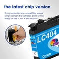 thumbnail image 4 of Cartuchos de tinta Clorisun LC404 compatibles para Brother MFC-J1205W, 4 of 8