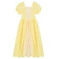 thumbnail image 3 of Summer Dress Princess Dress with Short Sleeve Cotton Halloween Dress up for 3-10 Years, 3 of 7
