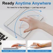 Wireless Bluetooth Wired Touchpad for Windows 10/11, 3 Connection Modes, Multi-Gesture, Compatible with PC Laptop Computer