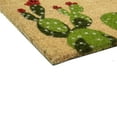 thumbnail image 5 of Northlight Natural Coir Tropical Cactus Rectangular "Welcome" Doormat 18" x 30", 5 of 5