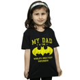 thumbnail image 2 of DC Comics Filles Batman Mon Papa Est un Superhéros T-Shirt en Coton, 2 of 3