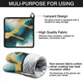 thumbnail image 7 of Teal Gold Marble Kitchen Oven Mitt and Pot Holder Sets 2 Pcs for Baking, Cooking and Grilling, Heat Resistant Up To 392 °F, 7 of 7