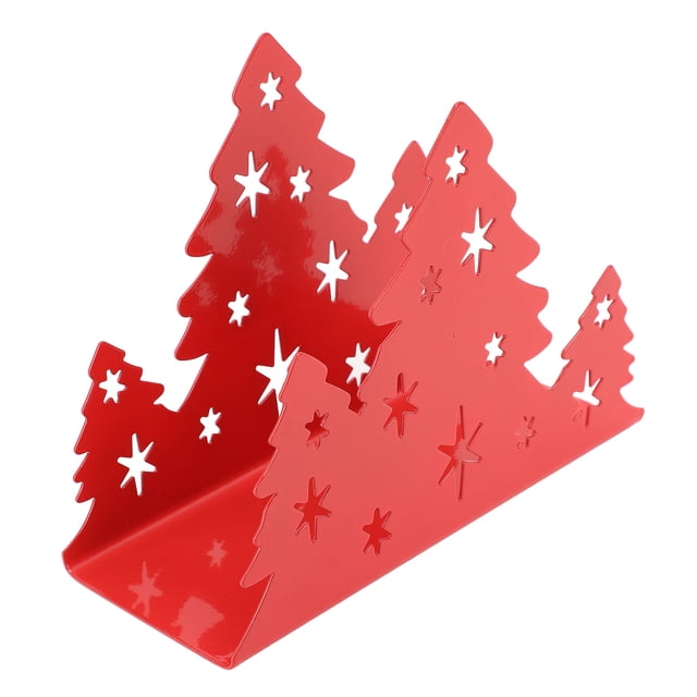 Servilletero Con Forma De árbol De Navidad, Agregue Espíritu Navideño, Uso Conveniente Para La Decoración Del Restaurante Del Hogar