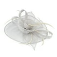 thumbnail image 7 of Relanfenk Women's Fascinator Hat Imitation Sinamay Feather Tea Party Pillbox Flower Derby, 7 of 7