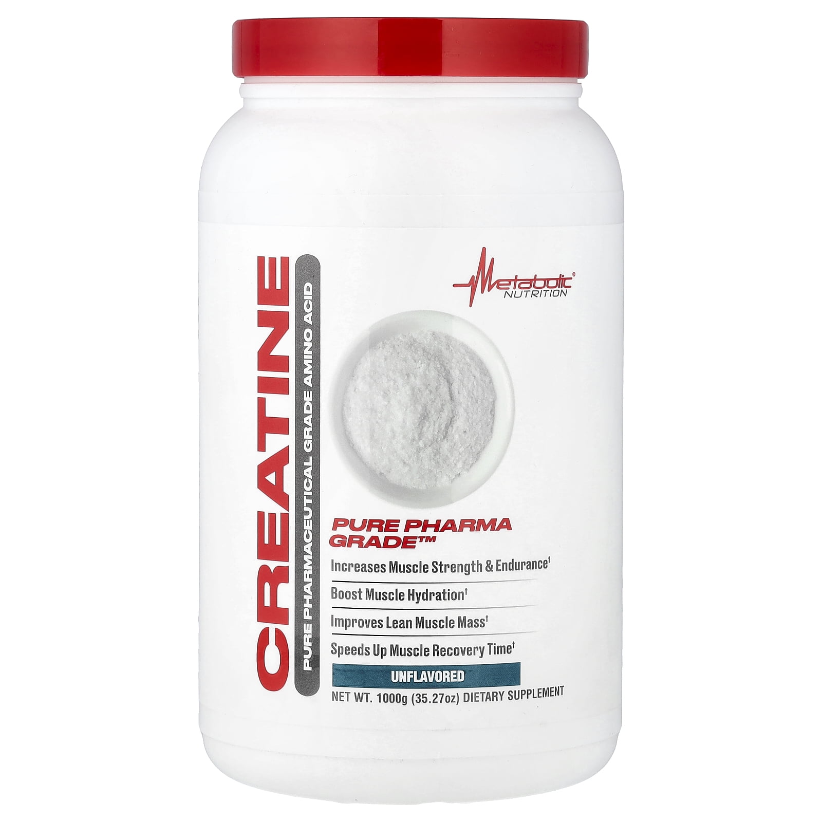 Metabolic Nutrition Creatine, Unflavored, 35.27 oz (1,000 g)