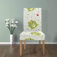 thumbnail image 4 of RYLABLUE Frog with Crown Stretch Chair Cover Protector Seat Slipcover for Dining Room Hotel Wedding Party Set of 1, 4 of 5