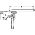 thumbnail image 2 of 9 in., Aluminum Diecast, Casement Operator, Left Hand, Teardrop Type, 2 of 2