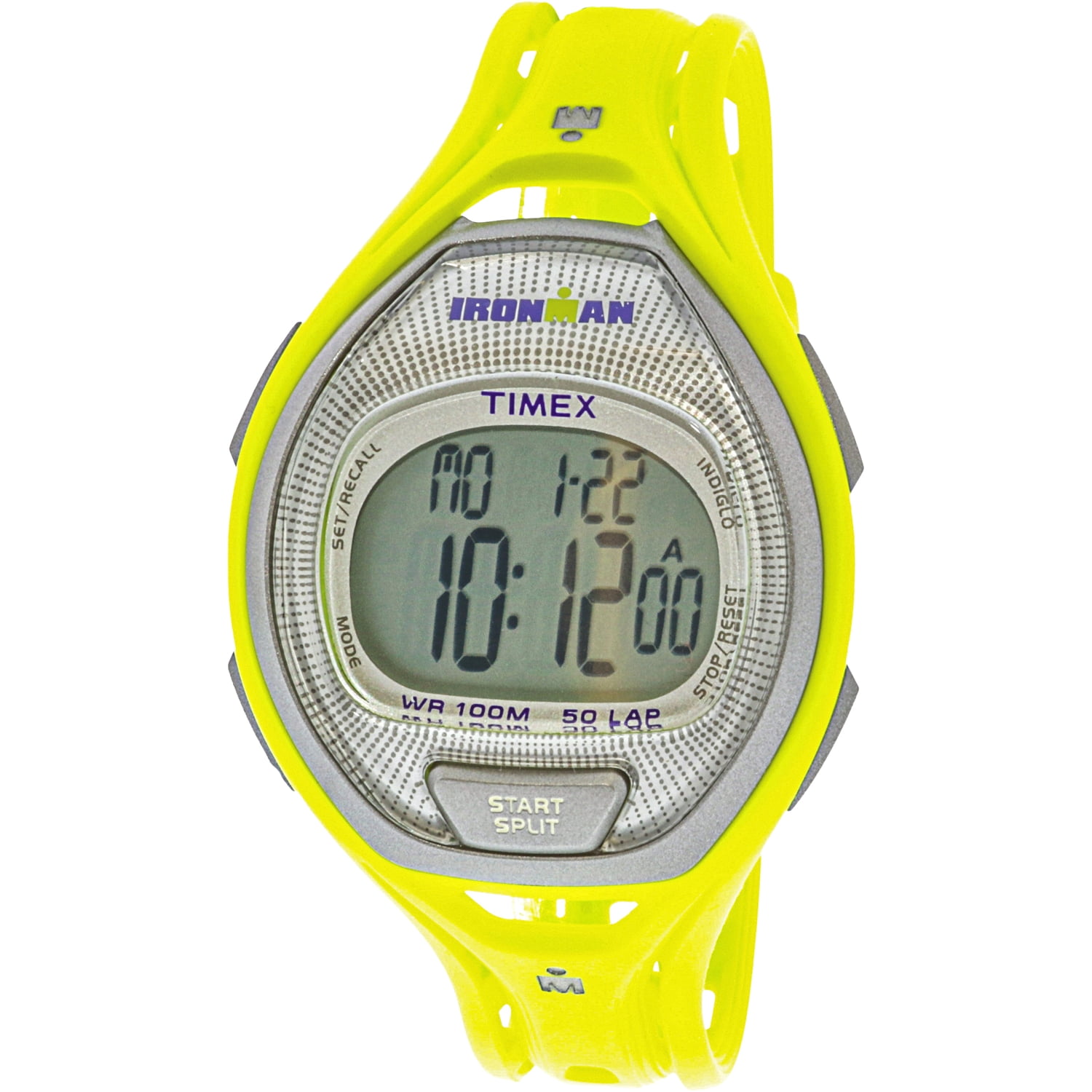 Timex Ironman Sleek TW5K96100 Yellow Resin Quartz Sport Watch Walmart