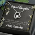 thumbnail image 2 of To My Granddaughter Last Breath Grandma Forever Necklace w Message Card, 2 of 20