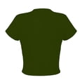 thumbnail image 2 of Playera George para Mujer, Escote Redondo, Manga Corta Delantero Doble Militar Talla G, 2 of 4