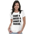 thumbnail image 5 of Camo Bucks Trucks Cute Hunter Son Women's Plus Size Shirt Brisco Brands 2X, 5 of 6