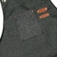 thumbnail image 2 of Zhuge Delantales de chef para hombres y mujeres con bolsillos grandes, delantal de trabajo resistente, ajustable, con espalda cruzada de lona de algodón, talla M a XXL (negro), 2 of 4