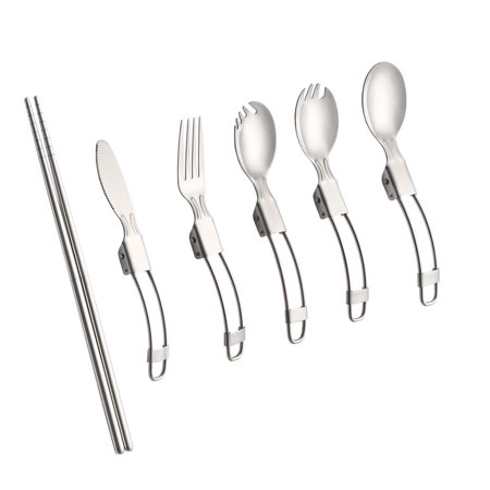 Portable Bar Camping Utensils Hiking Cutlery Climbing Travel