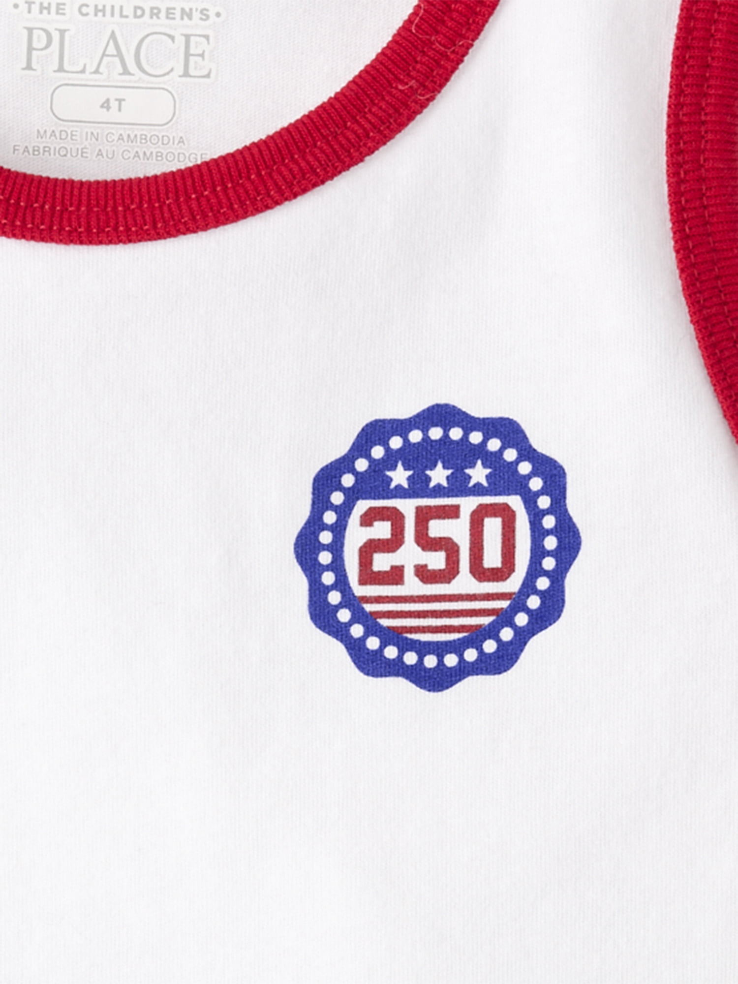 The Children's Place Baby & Toddler Boys USA Sleeveless Tank Top, Sizes 6M-5T