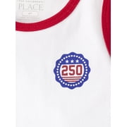 The Children's Place Baby & Toddler Boys USA Sleeveless Tank Top, Sizes 6M-5T