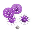 thumbnail image 3 of 4 discos de freno RC, decoración mejorada, cubo hexagonal de 12 mm. Violeta, 3 of 9