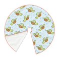 thumbnail image 2 of Daiia Cartoon Sea Turtle Drawing Merry Christmas Tree Skirt , Xmas Large Lace-up Tree Skirt, Santa Snowflakes Rustic Home Decorations New Year Party Farmhouse Decor-48", 2 of 7