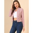 thumbnail image 4 of Chaqueta informal Allegra K Steampunk vintage de los años 60 para mujer color negro M, 4 of 6