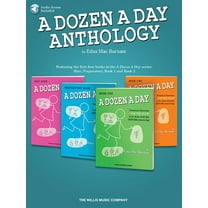 A Dozen a Day Anthology (Mini Preparatory 1 and 2 Books) - Beginner Piano Book for Kids & Teache, (Paperback)