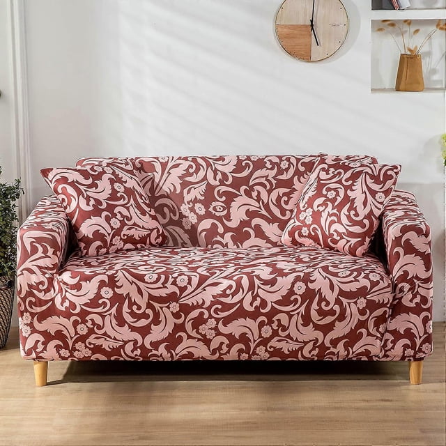 ZHAOCHENG Funda de sofá, funda de sofá elástica, funda de sofá antiarañazos para mascotas 230 cm Sherlock Red