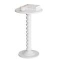 thumbnail image 7 of CONCETTA Modern Round Side Table, Accent End Table with Solid Wood Spindle, Small Drink Table for Living Room, Bedroom, Couch, Office, White, 7 of 7