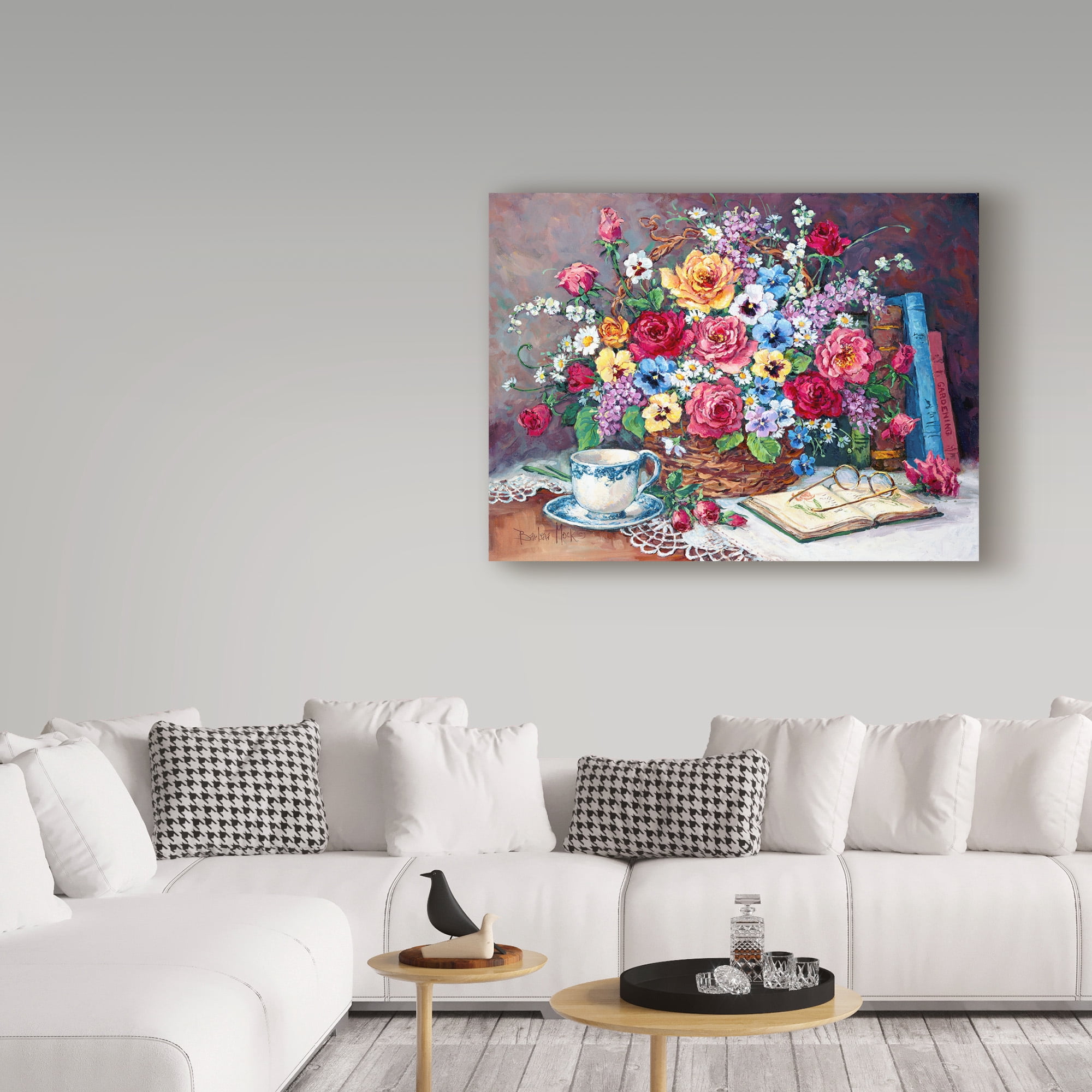 Trademark Fine Art 'Garden Reverie' Canvas Art by Barbara Mock