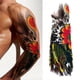 thumbnail image 5 of Etiqueta Engomada Del Tatuaje Etiqueta engomada temporal impermeable del tatuaje 4pcs Etiqueta engomada del tatuaje del arte de los pescados (QB25-63-66-67) Likrtyny  Libre de BPA, 5 of 9