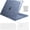 Indigo, variant on MOSISO Hard Shell Case Compatible with MacBook Neo 13 Inch, 3 in 1 Glitter Protective Laptop Cover